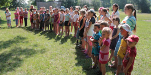 На Кореччині дитячий табір для 80 дітей християни провели безкоштовно