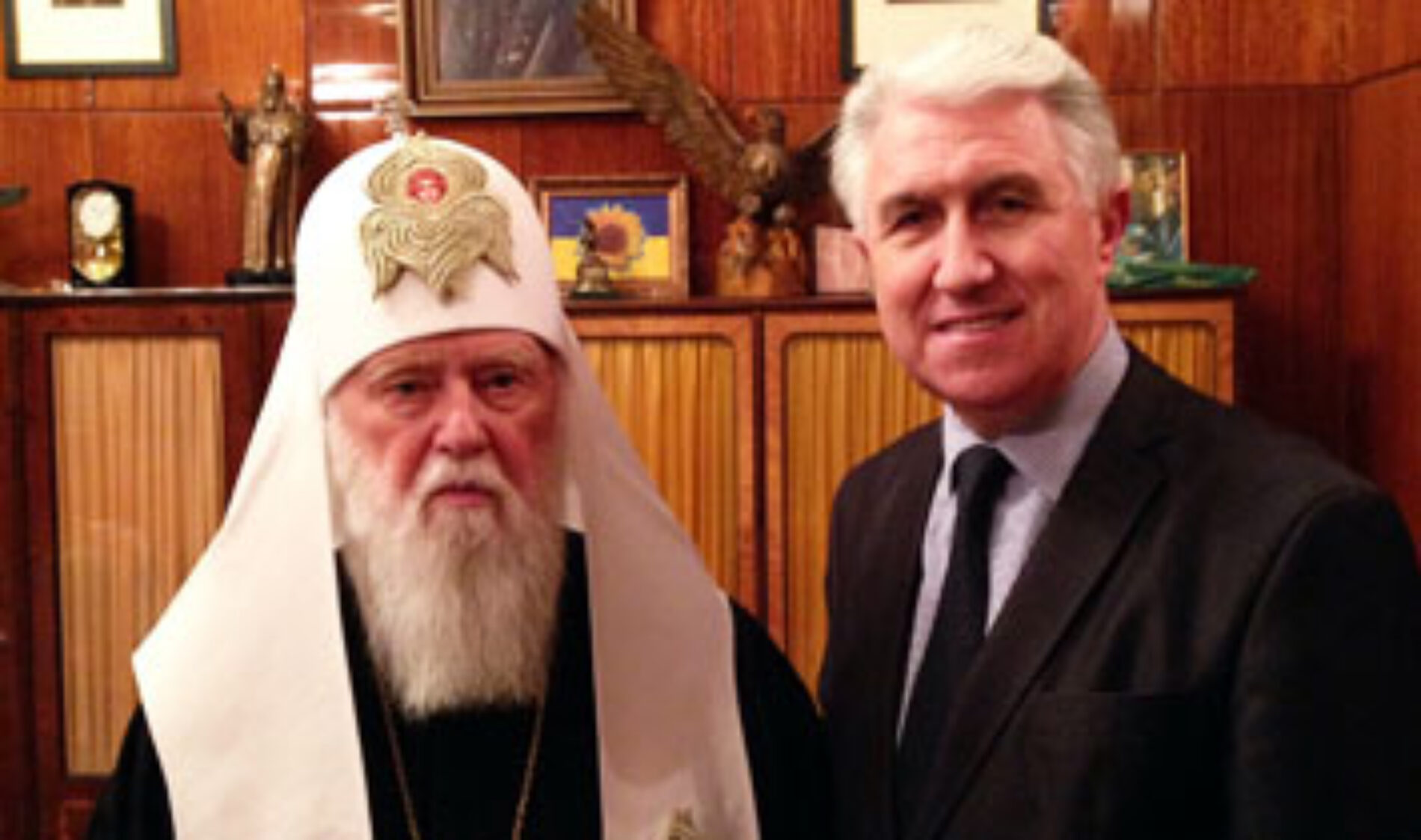 Михайло Паночко привітав Патріарха Філарета із 85-річчям
