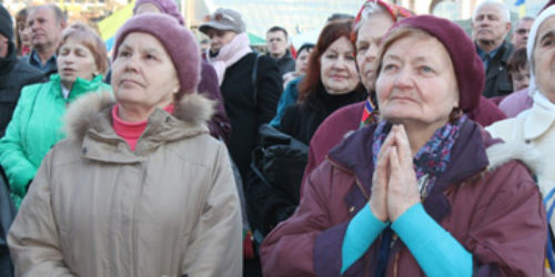 Молитовне віче: «Жертви небесної сотні не будуть марними, якщо народ прийме  жертву Христа»
