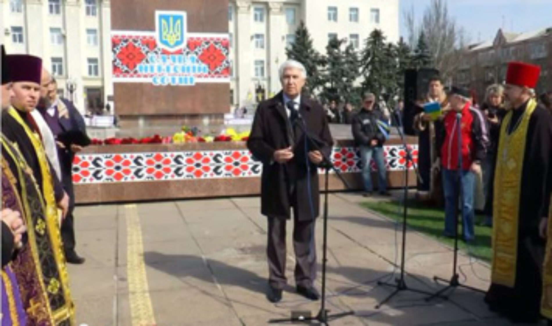 Михайло Паночко на молитовному віче у Херсоні (ВІДЕО)