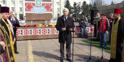 Михайло Паночко на молитовному віче у Херсоні (ВІДЕО)