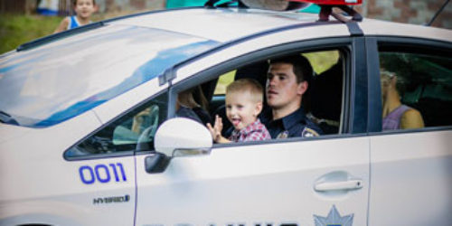На Рівненщині патрульна поліція стала гостем християнського дитячого табору