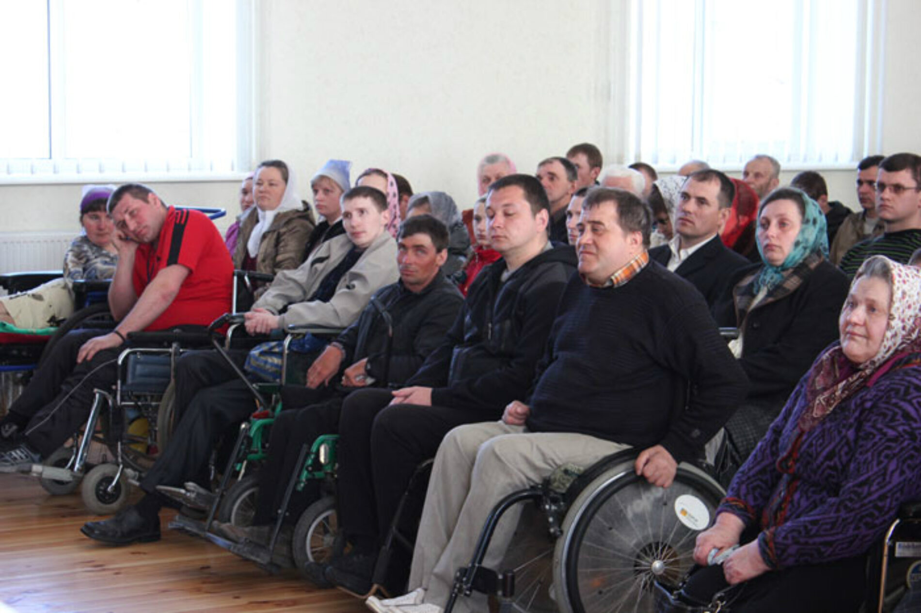 На річницю відкриття церква приймала інвалідів