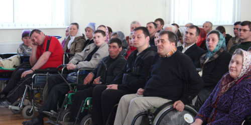 На річницю відкриття церква приймала інвалідів
