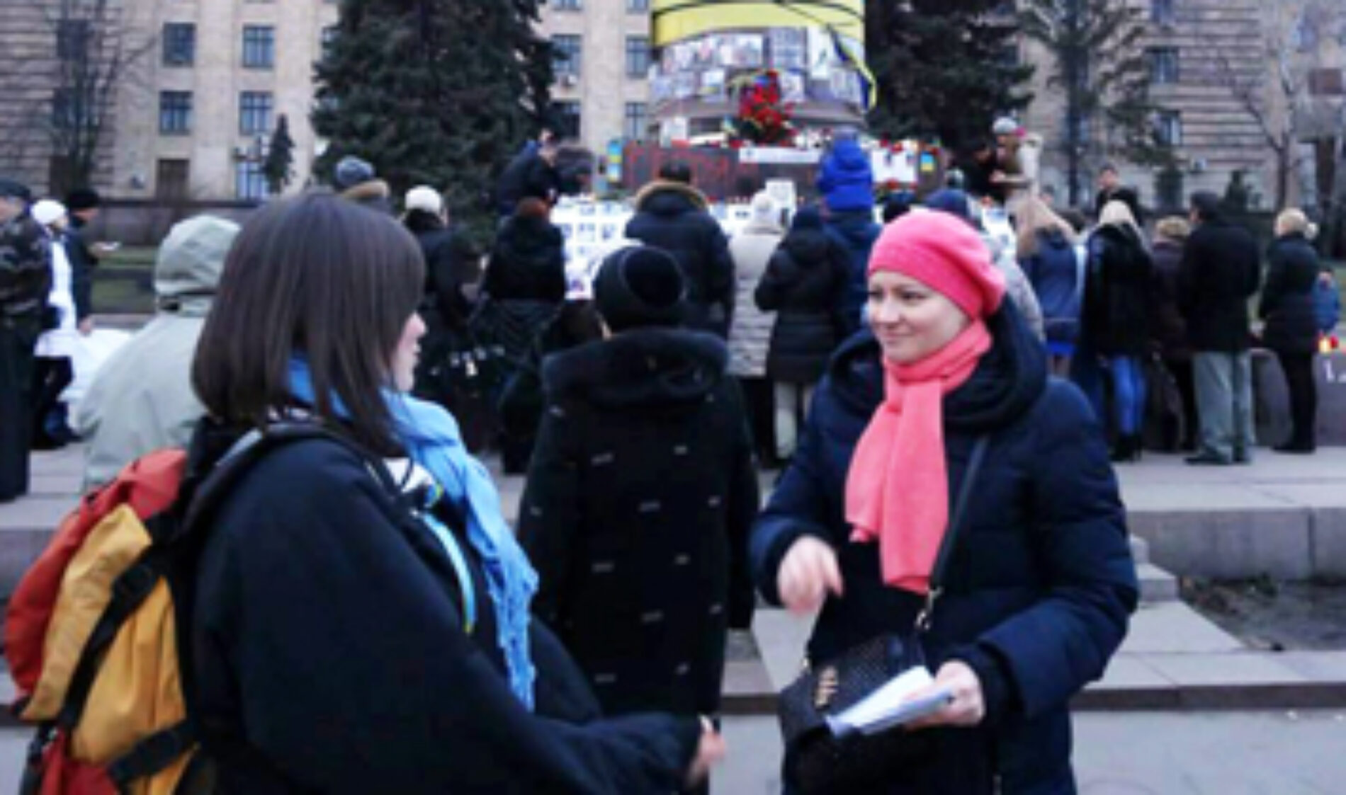 У Дніпропетровську провели євангелізацію серед мітингувальників