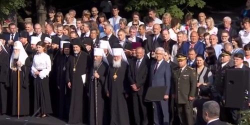 «Важливо, щоб ідеї християнства проникли у школи, виші – це буде змінювати націю» – заявив Михайло Паночко під час урочистостей до 1030-річчя Хрещення Русі-України