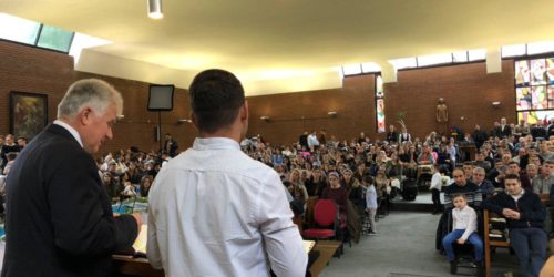 У Брюсселі в українській церкві «Гора Сіон» відбулося водне хрещення та рукопокладення служителів