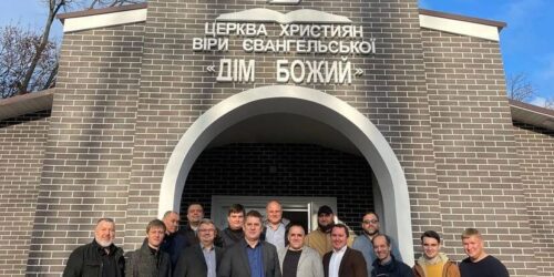 «Дякую Богу за те, що в час війни ми можемо будувати молитовні будинки» –  Михайло Паночко (ВІДЕО)