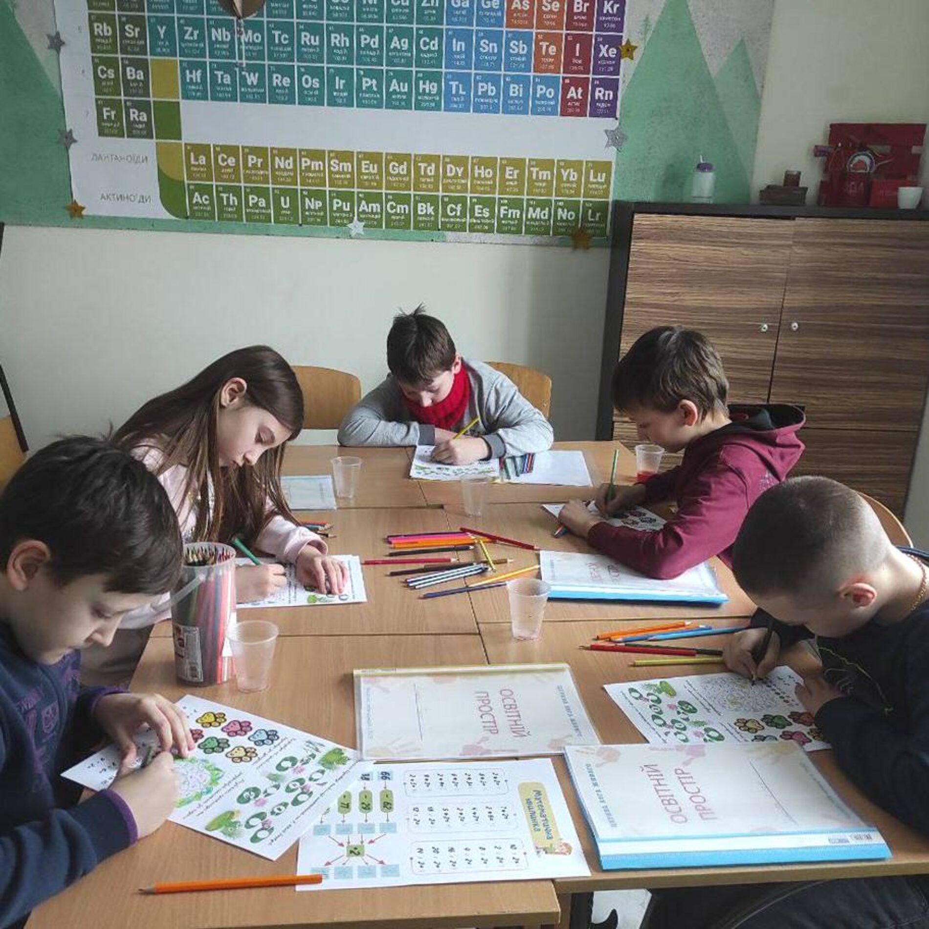 «Церкви Бога Живого» у Вишгороді започаткувала особливий  освітній простір для дітей ВПО та багатодітних родин