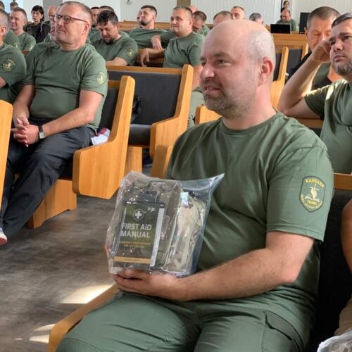 Вперше на Львівщині відбулися модульні курси для військових капеланів УЦХВЄ 