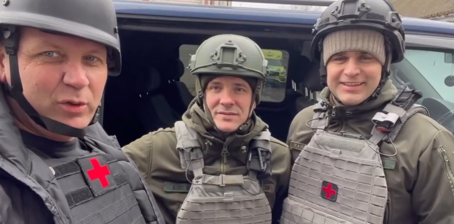 Волонтери з Івано-Франківщини та Хмельницького завезли черговий гуманітарний вантаж на Херсонщину