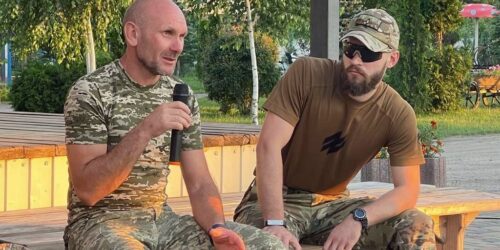 У Плесецькому військові, які є вірянами місцевих церков, мали зустріч із жителями села
