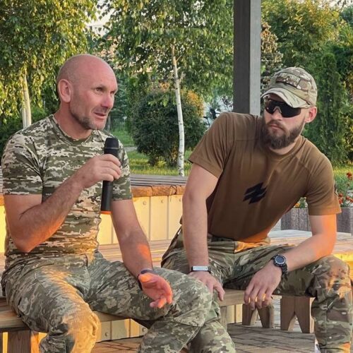 У Плесецькому військові, які є вірянами місцевих церков, мали зустріч із жителями села