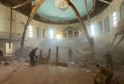 «Ми залишаємося служити» – історичний Дім молитви у Краматорську постраждав від авіаудару